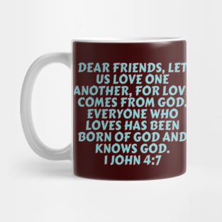 Bible Verse 1 John 4:7 Mug